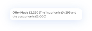 Online listing